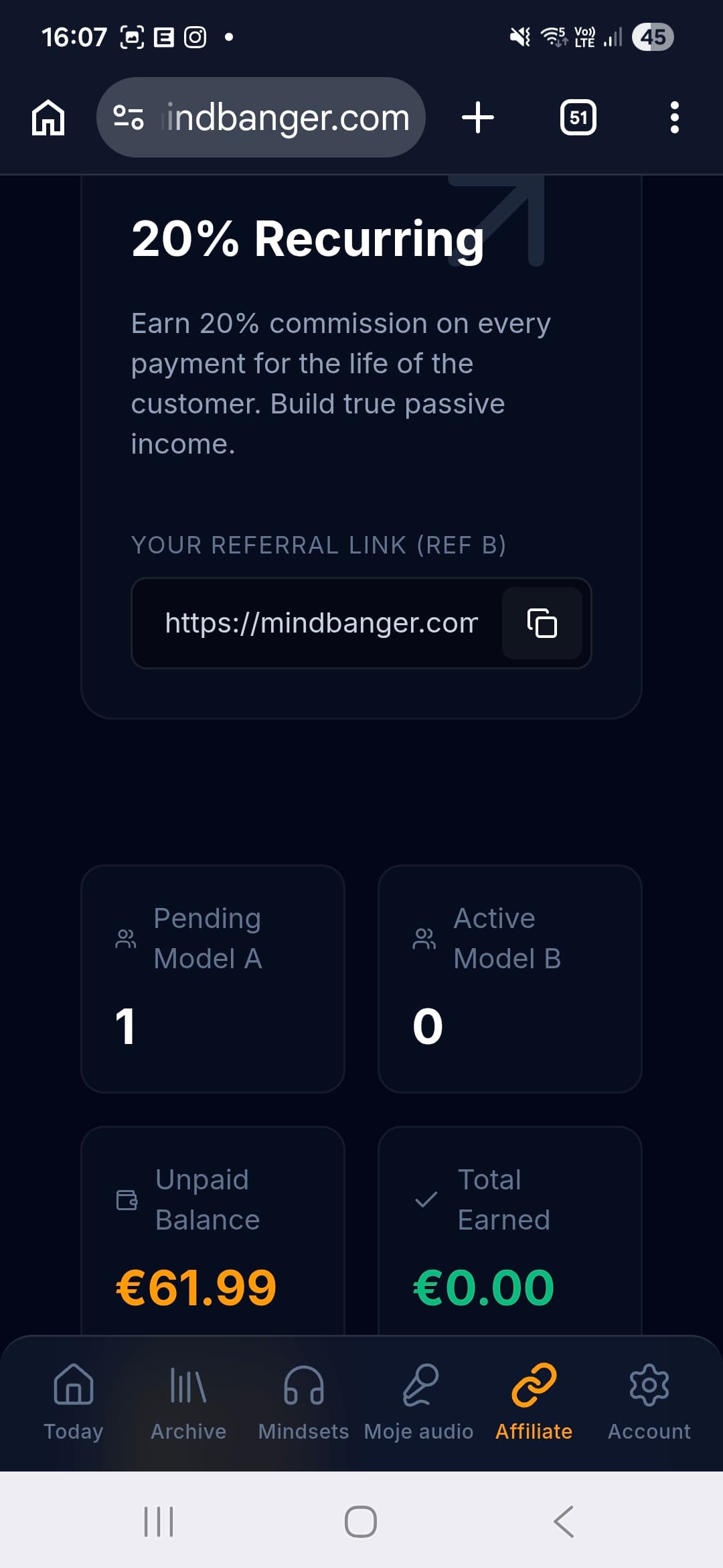 Affiliate App Preview